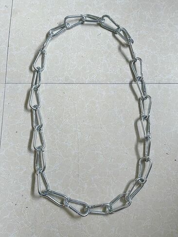 60 قطعة M8*3-1/8" خطافات زنبركية من الفولاذ المجلفن للتوصيلات الثقيلة يمكن استخدامها لتوصيل الأراجيح وسلاسل المفاتيح وخيام التخييم في الهواء الطلق. يمكن توصيلها لتشكيل سلسلة طويلة in Kuwait