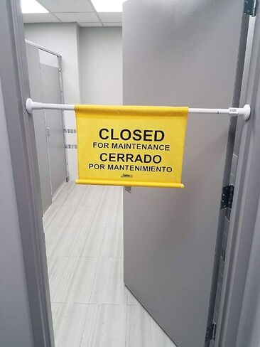 Janico 1076 مغلق من أجل شارة السلامة للصيانة، ويمتد حتى 132.08 سم، باللونين، الأصفر in Kuwait