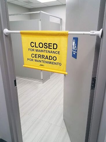 Janico 1076 مغلق من أجل شارة السلامة للصيانة، ويمتد حتى 132.08 سم، باللونين، الأصفر in Kuwait