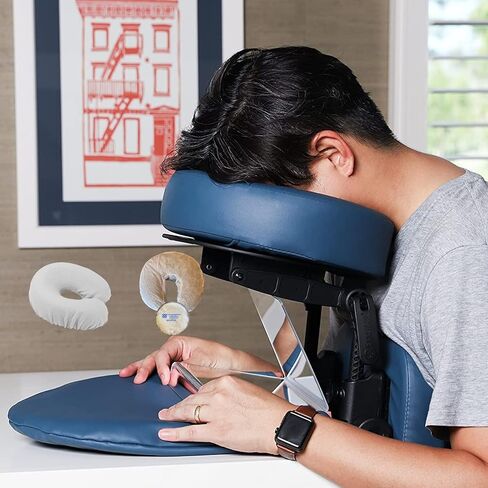 Complete Face Down Equipment Eye Surgery Face Down Support System +Mirror +Ice Pack +Covers Macular Hole Retinal Detachment Vitrectomy (Kit 1 with Disposable Cover) in Kuwait
