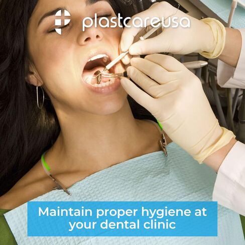 10 Pack Dental Bib Clips - Clamp Holders for Dental Bibs or Napkins - Disposable Silicone Chain and Clip Bib Holder - Blue, Green, Pink, Purple, Orange (2 of Each Color) in Kuwait