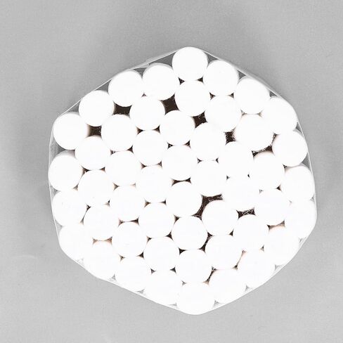 Luqeeg Nasal Nose Stopper - Dental Cotton Rolls - 100% High Absorbent Rolled Cotton for Mouth and Nose - 100 Pack in Kuwait