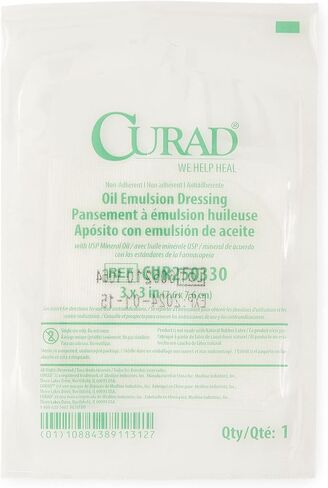 Curad CUR250330H، شاش، مستحلب زيتي، 3 × 3 بوصة in Kuwait