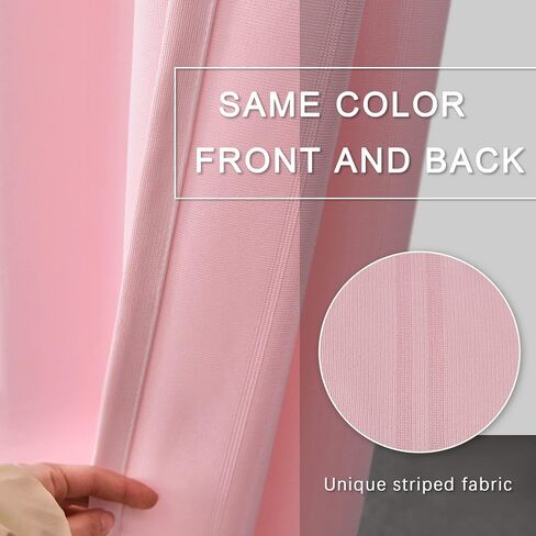 Inherent Flame Retardant Medical Privacy Grommet Hospital Curtains, Cubicle Curtains for Hospital, Lab,Clinic, School Nursery, (1 Panel, Pink, 9x8ft) in Kuwait