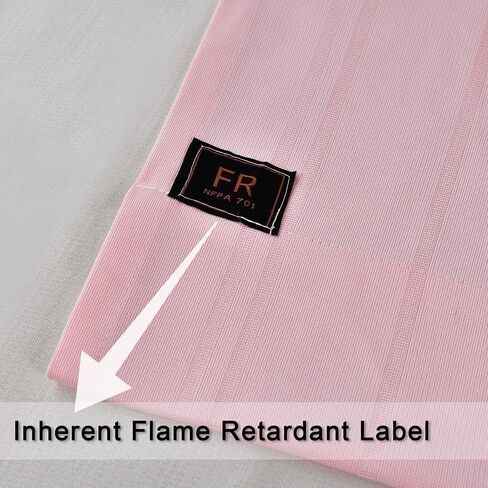 Inherent Flame Retardant Medical Privacy Grommet Hospital Curtains, Cubicle Curtains for Hospital, Lab,Clinic, School Nursery, (1 Panel, Pink, 9x8ft) in Kuwait