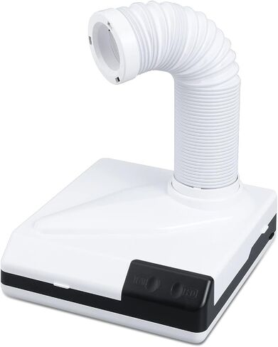 ANNWAH Nail Dust Collector - Dental Model Polishing Dust Suction Extractor with Fan and LED Dual Function for Nail Grinding Polishing in Kuwait
