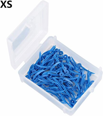 400 قطعة من إسفين البلاستيك للأسنان، إسفين تثبيت الأسنان القابل للتصرف مع فتحة، أدوات طبيب الأسنان in Kuwait