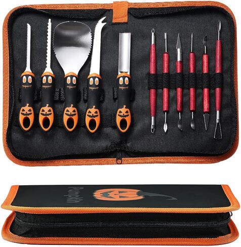 WeKit Pumpkin Carving Kit for Adults & Kids with Professional Detail Sculpting Tools11 PCS in Saudi Arabia