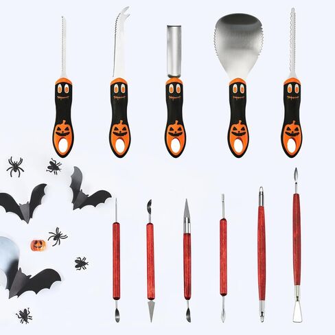 WeKit Pumpkin Carving Kit for Adults & Kids with Professional Detail Sculpting Tools11 PCS in Saudi Arabia