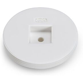 Zurn CO2490-PV3 PVC Countersunk Cleanout Plug, 3/4" Height, 3" Diameter, 2" in Saudi Arabia