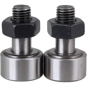 BQLZR 22mm Dia KR22 Stud Type Track Cam Follower Roller Bearing M10 Male Thread Pack of 2 in Kuwait