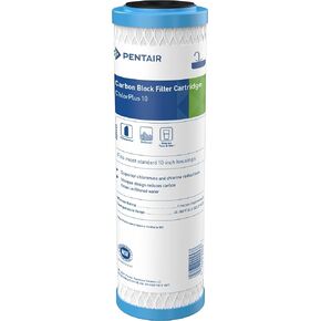 Pentair Pentek ChlorPlus10 Carbon Water Filter, 10-Inch, Under Sink Chloramine Reduction Carbon Replacement Cartridge, 10" x 2.5", 1 Micron in Kuwait