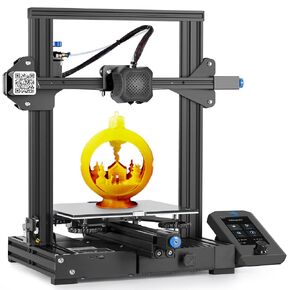 Comgrow Creality Ender 3 V2 3D تصميم مدمج مع اللوحة الأم الصامتة مينويل إمدادات الطاقة ومنصة زجاجية، 78x779x99 بوصة in Kuwait