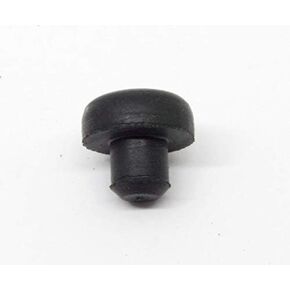 Pkg of 8 - Black SBR Rubber PUSH-IN BUMPER - Bumper Diameter - 1/2", Bumper Height - 7/32", Fits Panel Hole Diam 1/4"