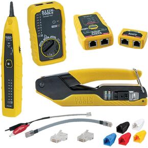 Klein Tools VDV500-705 Tone Generator and Probe Kit, Wire Tracer and Tester & VDV427-300 Impact Punchdown Tool with 66/110 Blade, Reliable CAT Cable Connections
