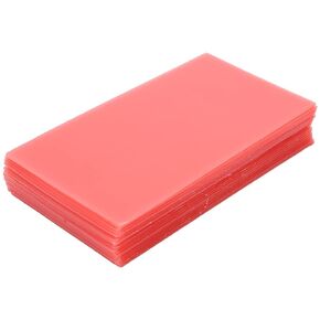 18pcs Dental Base Plate Wax, Red Utility Bite Wax, Dental Wax Auxiliary Material for Dentist Supply of Dental Wax Sheets, Red Dental Care Wax in Saudi Arabia