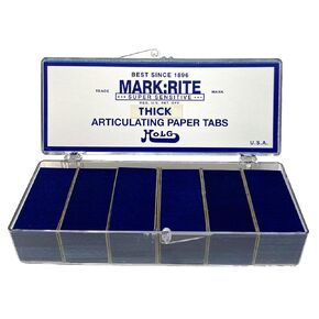 480 شريطًا - ورق مفصلي للأسنان من Holg MARK: RITE، علامات تبويب سميكة زرقاء، صنع في الولايات المتحدة الأمريكية، 480 شريطًا لكل حاوية بلاستيكية، 228.6 ميكرون in Kuwait