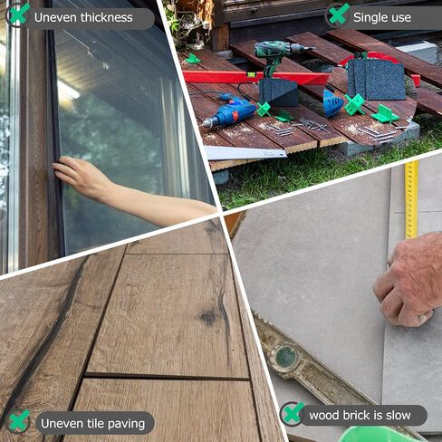 120 قطعة من الحشوات البلاستيكية المسطحة للبلاط الهيكلي حشوات بلاستيكية للتسوية، 3/64، 5/64، 1/8، 5/32، 3/16، 1/4، أخضر، أسود، أبيض، رمادي، أزرق، أحمر in Kuwait