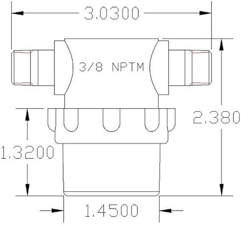 مصفاة مدمجة مقاس 3/8 بوصة ذكر NPT مع شاشة تصفية من الفولاذ المقاوم للصدأ مقاس 50 شبكة in Kuwait