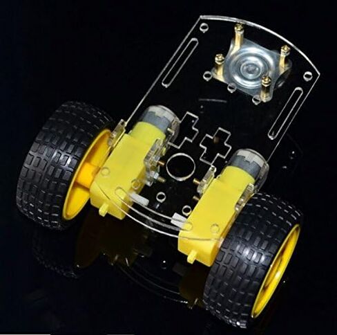 مجموعة روبوت دفع بعجلتين مع هيكل ومحرك بو وعجلات ومشابك لاردوينو من اولاتوس in Kuwait