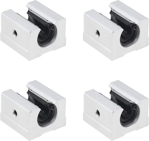 4PCS SBR12UU SBR Linear Ball Bearing Slide Block for SBR12 Linear Rail Guide in Saudi Arabia
