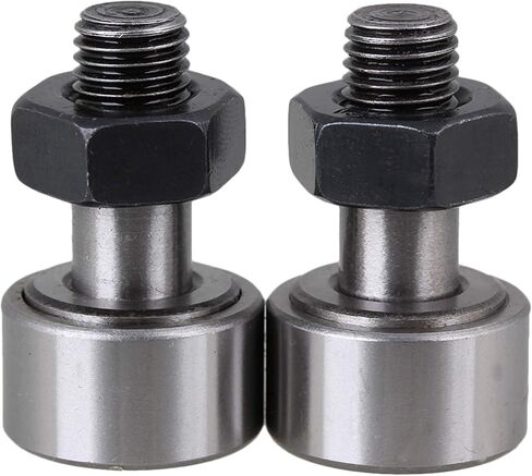 BQLZR 22mm Dia KR22 Stud Type Track Cam Follower Roller Bearing M10 Male Thread Pack of 2 in Saudi Arabia