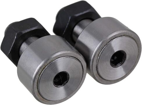 BQLZR 22mm Dia KR22 Stud Type Track Cam Follower Roller Bearing M10 Male Thread Pack of 2 in Saudi Arabia