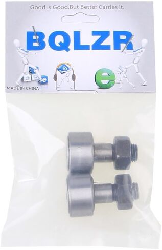 BQLZR 22mm Dia KR22 Stud Type Track Cam Follower Roller Bearing M10 Male Thread Pack of 2 in Saudi Arabia