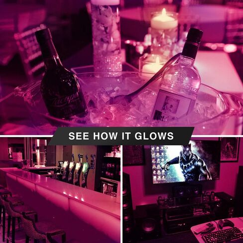 Bluex Bulbs 2 Pack LED A19 Purple Light Bulb - 9W (60Watt Equivalent) - E26 Base LED Purple Bulb, Party Decoration, Porch, Home Lighting, Holiday Lighting, Decorative Illumination (Purple) in Saudi Arabia
