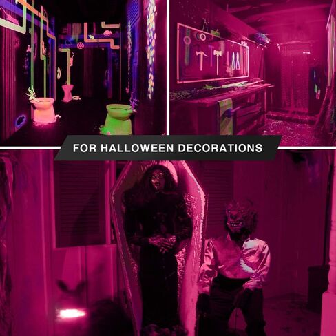 Bluex Bulbs 2 Pack LED A19 Purple Light Bulb - 9W (60Watt Equivalent) - E26 Base LED Purple Bulb, Party Decoration, Porch, Home Lighting, Holiday Lighting, Decorative Illumination (Purple) in Saudi Arabia