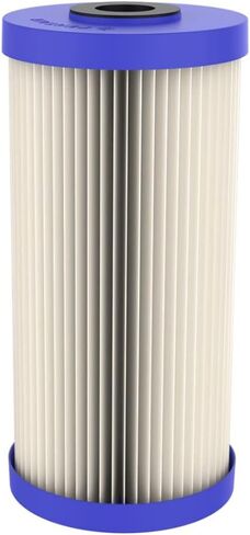 Pentair Pentek ECP5-BB Big Blue Sediment Water Filter, 10-Inch, Whole House Heavy Duty Pleated Cellulose Polyester Replacement Cartridge, 10" x 4.5", White End-Cap, 5 Micron in Kuwait