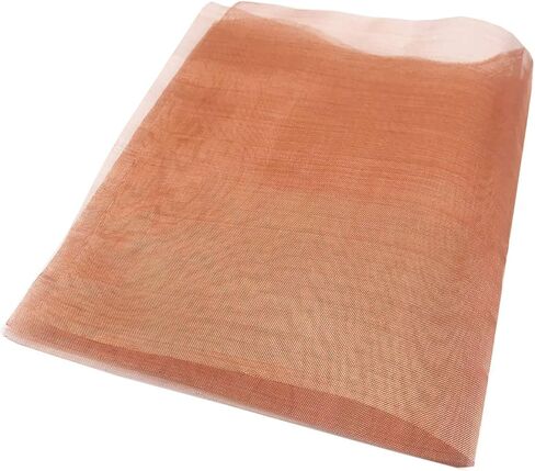 Copper Mesh Copper Wire Mesh Screen 12" x 40" - 99.9% Pure Copper #40 Mesh, Aperture 0.48m Copper Mesh Cloth Fine Mesh in Kuwait