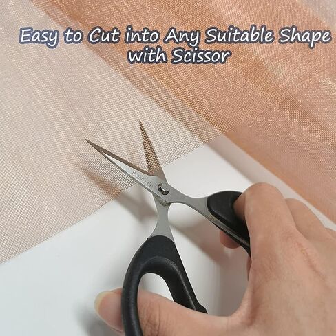 Copper Mesh Copper Wire Mesh Screen 12" x 40" - 99.9% Pure Copper #40 Mesh, Aperture 0.48m Copper Mesh Cloth Fine Mesh in Kuwait