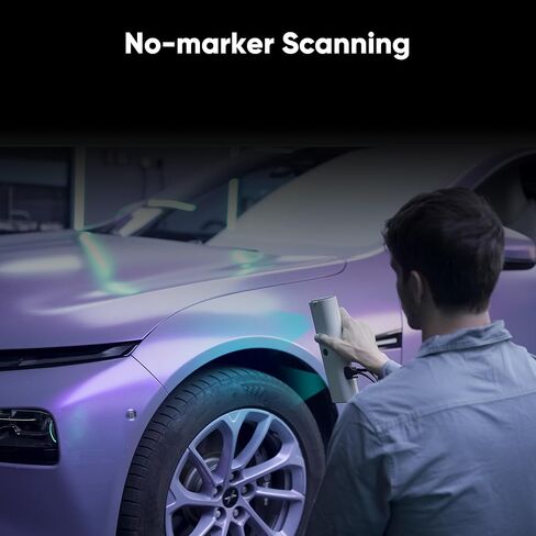 3DMakerpro Lynx 3D Scanner دقة 0.1 مم، سرعة مسح سريعة 10 إطارات في الثانية مع نطاق مسح ذكي واسع النطاق، برنامج مسح ثلاثي الأبعاد مجاني، دعم فحص الجسم وإعادة بناء السيارة - مجموعة متميزة in Kuwait