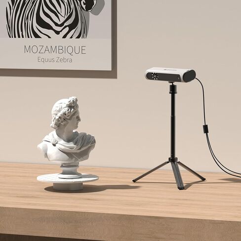 3DMakerpro Lynx 3D Scanner دقة 0.1 مم، سرعة مسح سريعة 10 إطارات في الثانية مع نطاق مسح ذكي واسع النطاق، برنامج مسح ثلاثي الأبعاد مجاني، دعم فحص الجسم وإعادة بناء السيارة - مجموعة متميزة in Kuwait