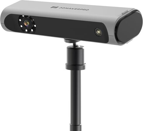 3DMakerpro Lynx 3D Scanner دقة 0.1 مم، سرعة مسح سريعة 10 إطارات في الثانية مع نطاق مسح ذكي واسع النطاق، برنامج مسح ثلاثي الأبعاد مجاني، دعم فحص الجسم وإعادة بناء السيارة - مجموعة متميزة in Kuwait