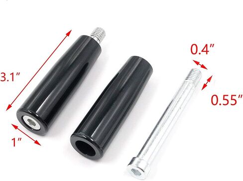 T Tulead Revolving Handle Lathe Crank Handle Machine M10 Thread Handle Grip Rotating Handles 2PCS in Saudi Arabia