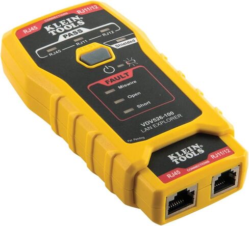جهاز اختبار كابل شبكة LAN VDV526-100 من كلاين تولز، جهاز اختبار VDV، مستكشف LAN مع جهاز تحكم عن بعد in Saudi Arabia