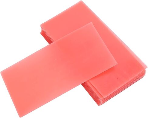 مادة مساعدة لطبيب الأسنان 18 قطعة من شمع طبيب الأسنان للأسنان، شمع تشكيل قاعدة الأسنان، لوحة قاعدة الأسنان، قالب شمع صب ورقة الشمع، مادة أسنان، لوحة قاعدة شمع الأسنان الحمراء in Kuwait