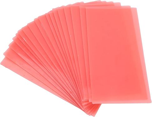 مادة مساعدة لطبيب الأسنان 18 قطعة من شمع طبيب الأسنان للأسنان، شمع تشكيل قاعدة الأسنان، لوحة قاعدة الأسنان، قالب شمع صب ورقة الشمع، مادة أسنان، لوحة قاعدة شمع الأسنان الحمراء in Kuwait