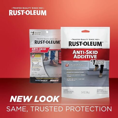 طلاء أرضيات زيت المرآب من مادة البوليكورامين روكسوليد 293513 من رست أوليوم، مجموعة 2.5 للسيارة، رمادي، 180 أونصة سائلة (عبوة من قطعة واحدة) in Kuwait