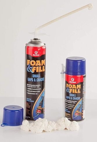 Red Devil 0920 Foam & Fill Small Gaps & Cracks Expanding Polyurethane Sealant, 20 oz, Off-White, Pack of 1 in Saudi Arabia