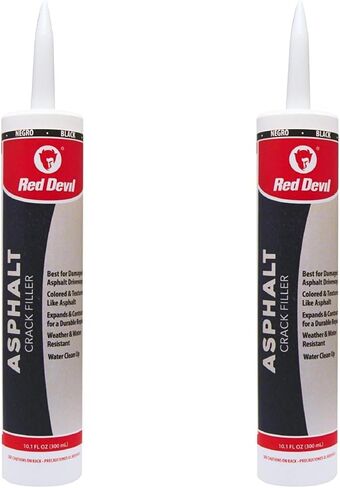 Red Devil 0637 Acrylic Asphalt Crack Filler Sealant, 1 Pack, Black in Kuwait