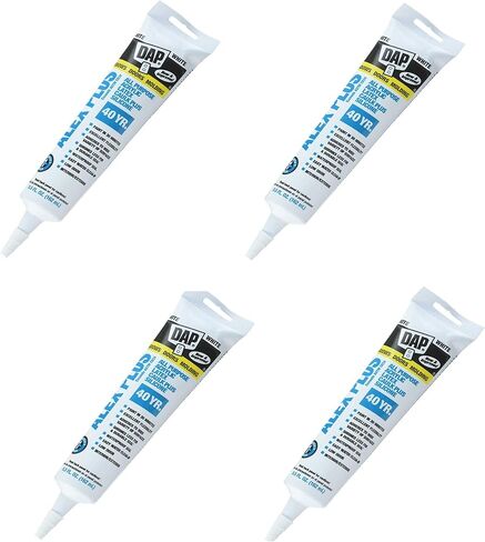 Dap 18128 Alex Plus Acrylic Latex Caulk Plus Silicone 5.5-Ounce - 4 Pack in Saudi Arabia