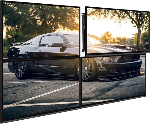 Mount-It! Video Wall Mount with Pop Out Function, Digital Signage TV Menu Board Mount for 32 to 70" TVs, Up to VESA 600x400, Commercial Grade 110 Lbs Capacity in Kuwait