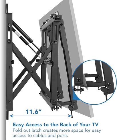 Mount-It! Video Wall Mount with Pop Out Function, Digital Signage TV Menu Board Mount for 32 to 70" TVs, Up to VESA 600x400, Commercial Grade 110 Lbs Capacity in Kuwait