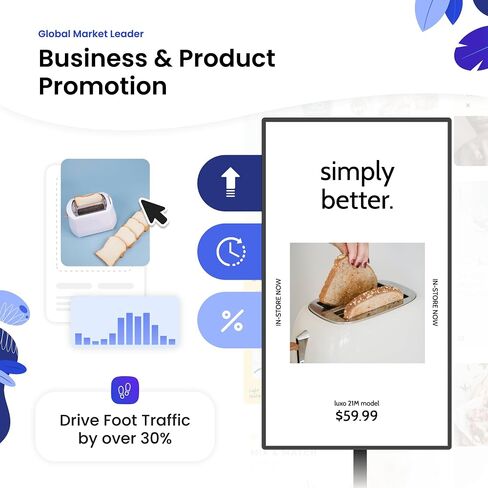 Mandoe Premium Digital Signage Player: Unleash Your Business Advertising and Marketing Power with Easy-to-Use Creation and Management Software. in Saudi Arabia