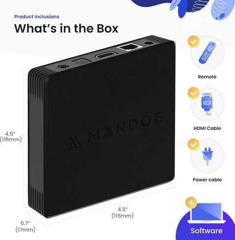 Mandoe Premium Digital Signage Player: Unleash Your Business Advertising and Marketing Power with Easy-to-Use Creation and Management Software. in Saudi Arabia