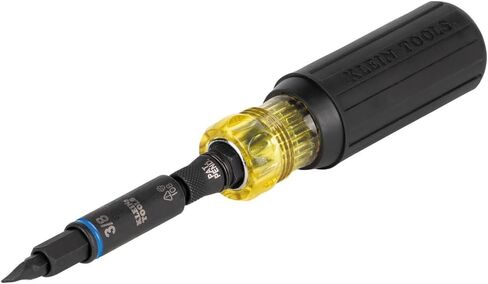 Klein Tools 32500HD Multi-Bit Screwdriver / Nut Driver, Impact Rated 11-in-1 Tool with Phillips, Slotted, Square and Torx Tips in Saudi Arabia