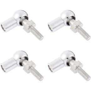 Kozelo 4pcs Angle Ball Joint - [M6x1.0 Right Female Thread, M6x1.0 Right Male Thread] Gas Spring Elbow Joint Fitting for Automotive, Hinged Door, Cupboard in Saudi Arabia